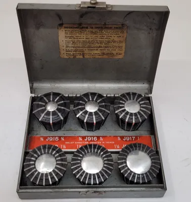 JACOBS RUBBER FLEX COLLETS SET - RANGE: 5/8IN - 1-3/8IN - undefined