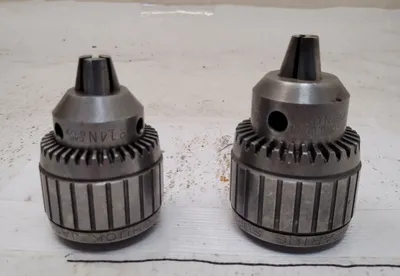 JACOBS BALL BEARING DRILL CHUCK SET (NO 16 1/8-5/8" CAP & NO 14 0-1/2" CAP) - undefined