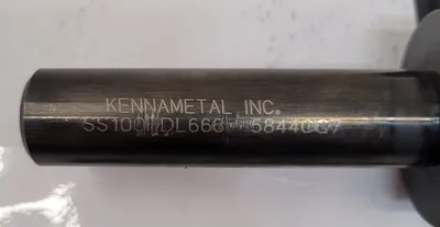 KENNAMETAL COLLET HOLDER SS100RDL666, 1" SHANK, 4" L, .975" ID HEAD, 6.5" OVERALL LENGTH - undefined
