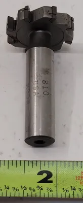 MOON CUTTER CO. TC810 STRAIGHT TOOTH WOODRUFF KEYSEAT CUTTER, 1-1/4" DIA, CARBIDE-TIPPED - undefined