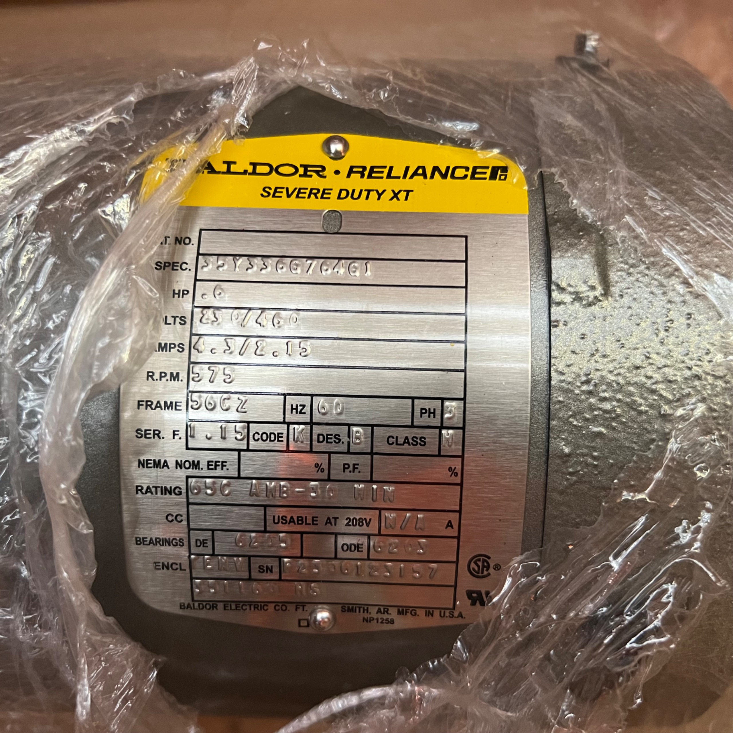 QTY 4: BALDOR/RELIANCER MOTORS - undefined