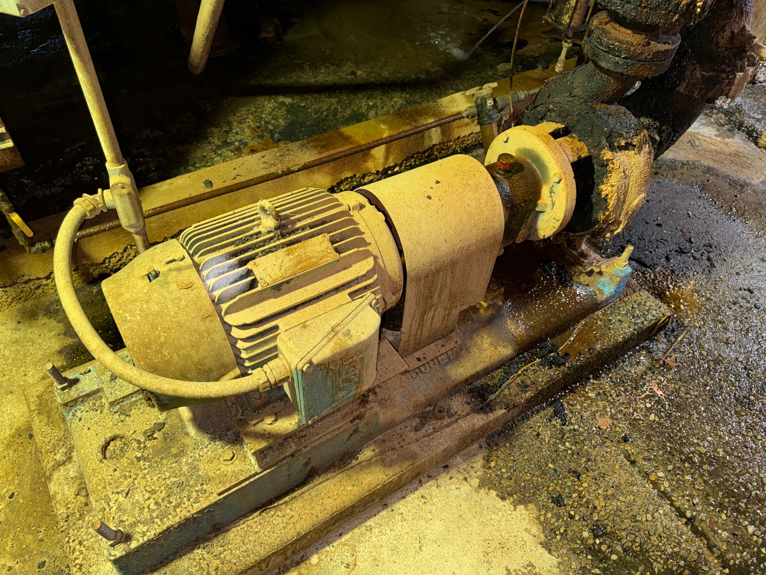 GOULDS 3196 PUMP & 15HP MOTOR ASSEMBLY - undefined