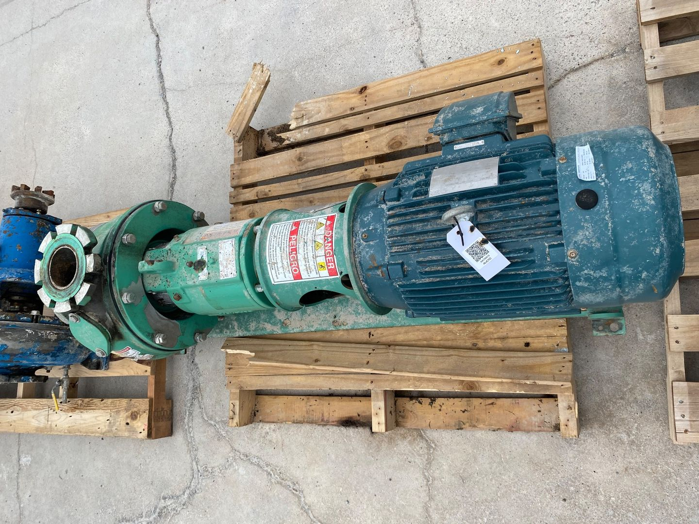 VAUGHAN DISINTEGRATOR SLURRY PUMP AND MOTOR ASSEMBLY - undefined