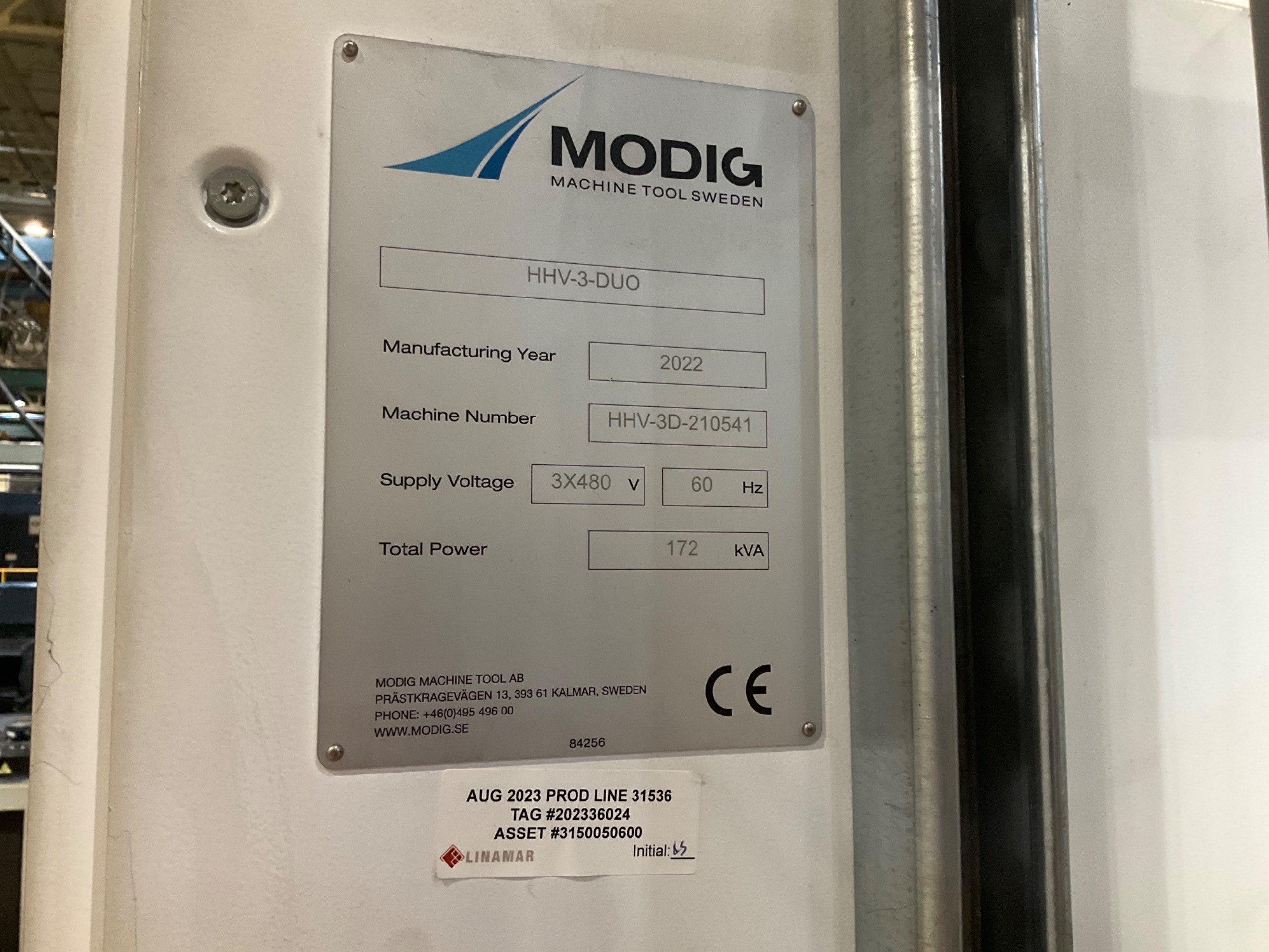 2022 MODIG HHV-3-DUO HORIZONTAL MACHINING CENTER - undefined