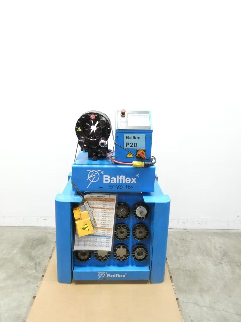 BALFLEX P20 ELECTRIC CRIMPING MACHINE 1HP 115V-AC - undefined