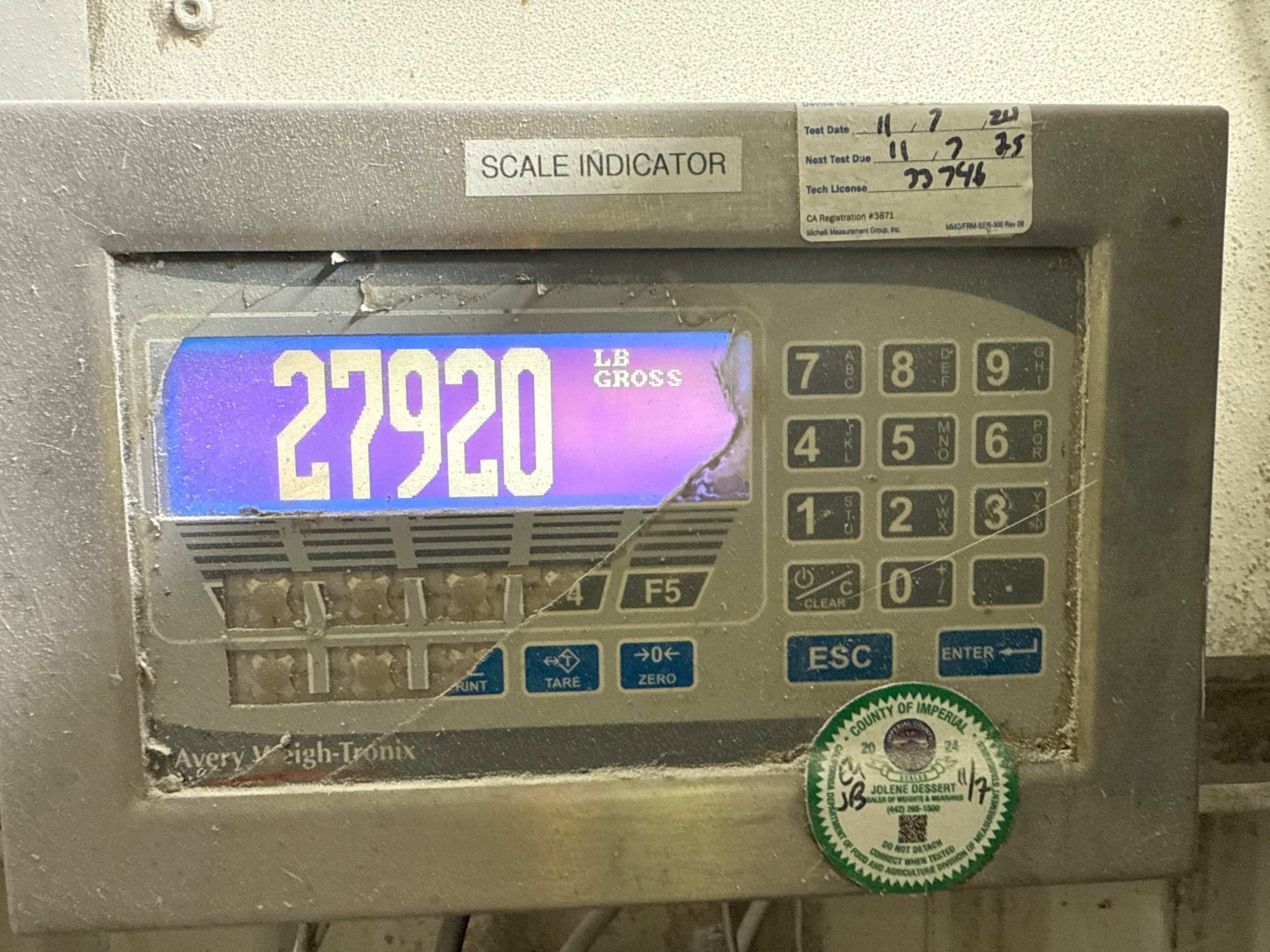 AVERY WEIGH-TRONIX BMS 7011-100T J TRUCK SCALE - undefined