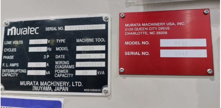 2019 MURATEC MW50 CNC LATHE
 - undefined