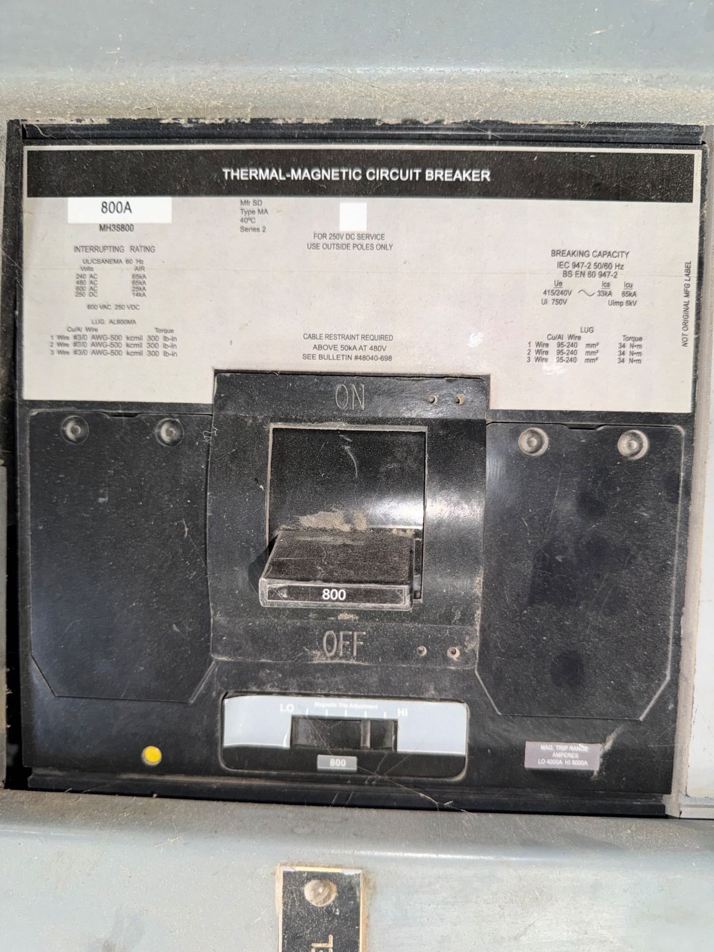 BULK QTY OF ELECTRICAL SWITCHGEAR - undefined