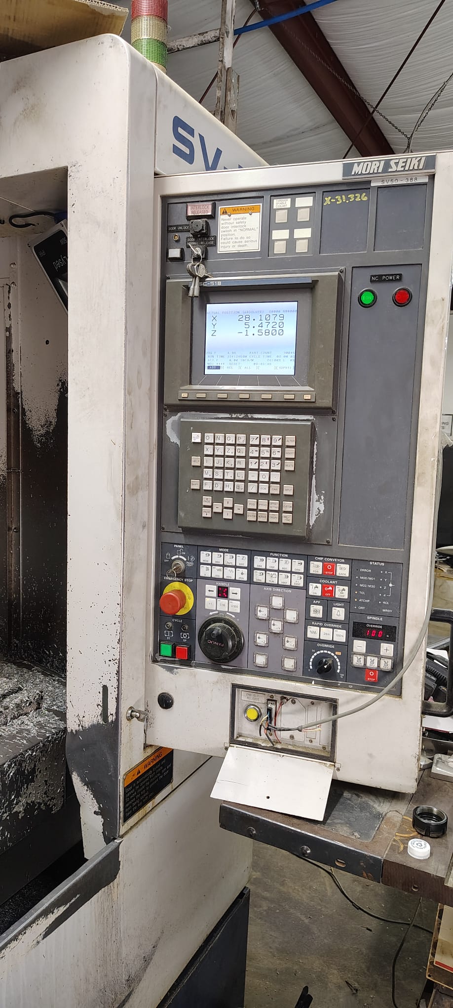 1997 MORI SEIKI SV50 VERTICAL MACHINING CENTER - undefined