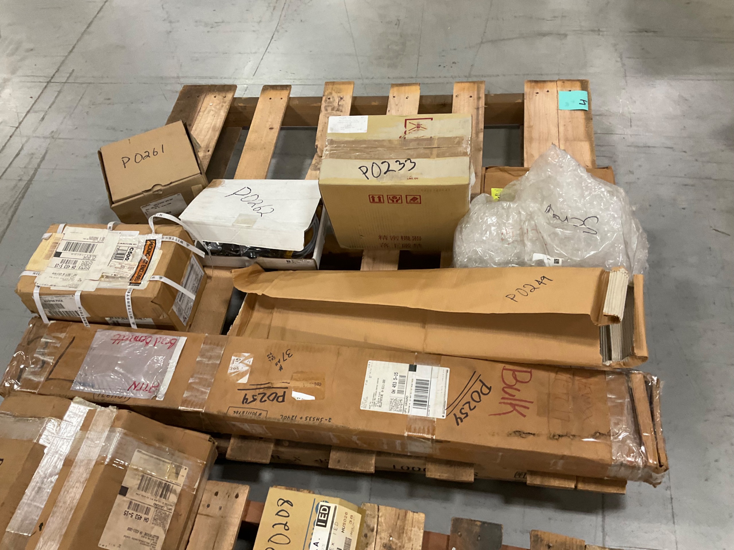 BULK LIST OF ELECTRICAL PARTS - undefined