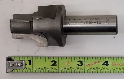 EVEREDE CTPC-1.062-12 CONTOUR CUTTER, OAL: 4IN, 3 FLUTES, CUTTER L: 2.00”, SHANK D: .750” - undefined