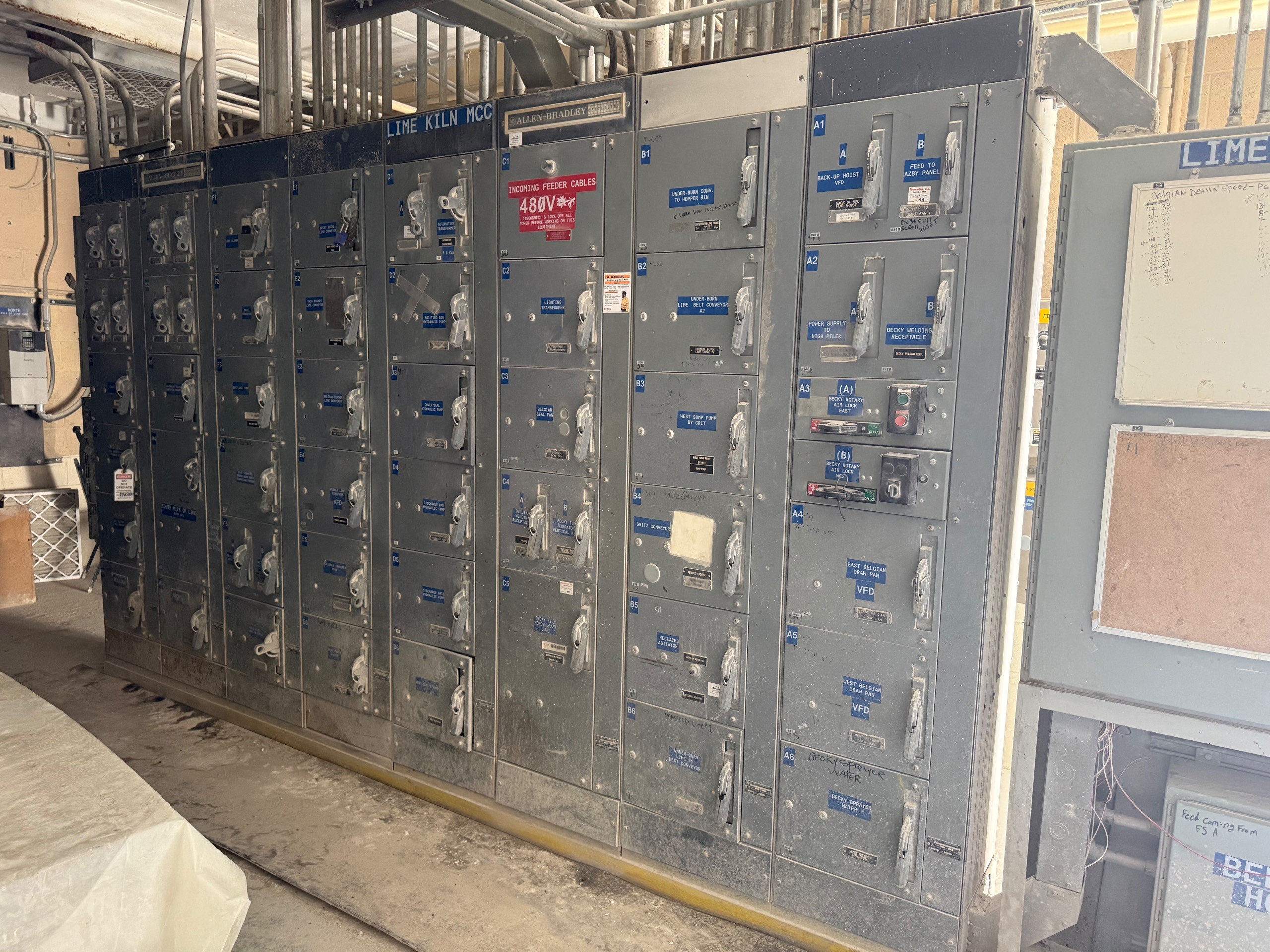 CONTENTS OF ELECTRICAL ROOM - undefined