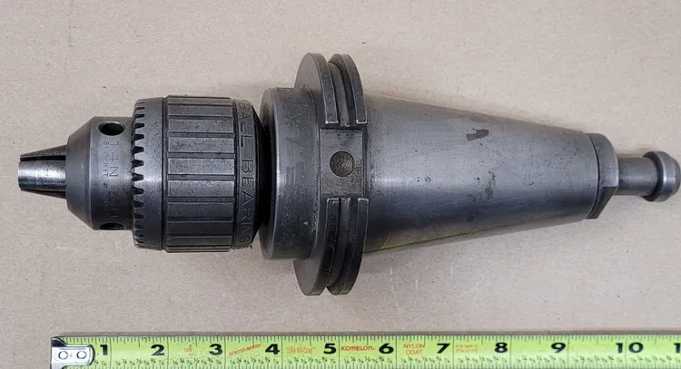 JACOBS 14N BALL BEARING SUPER CHUCK 3JT CAT 50 0-1/2 IN 0-13 MM K3 KEY - undefined