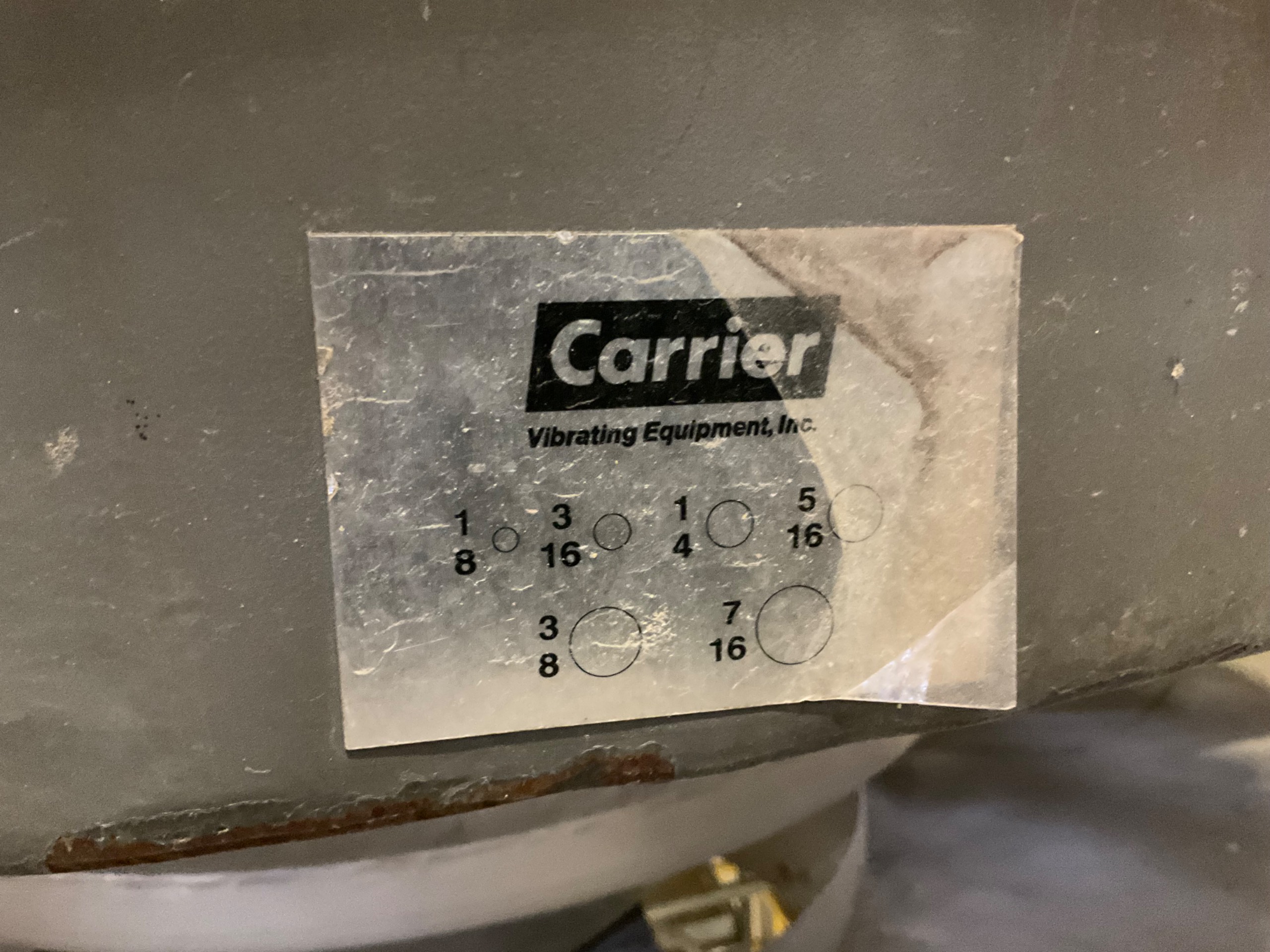 2006 CARRIER BD-7 VIBRATORY STORAGE TANK - undefined