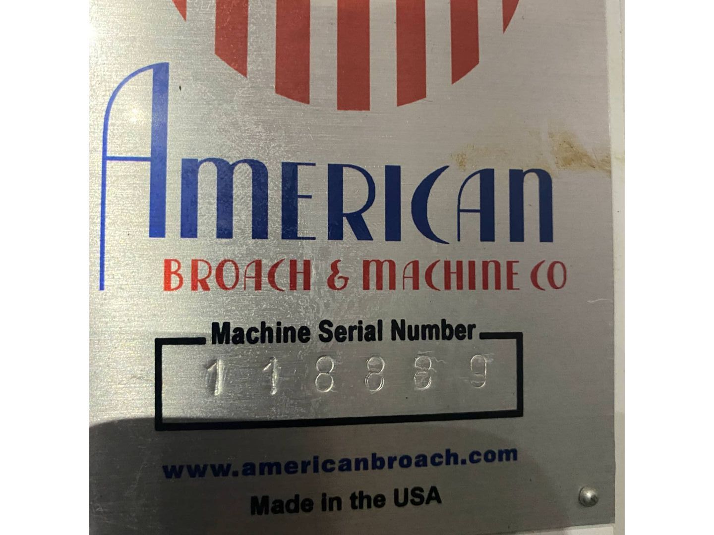 2021 AMERICAN BROACH & MACHINE CO. T10-24 BROACHING MACHINE
 - undefined