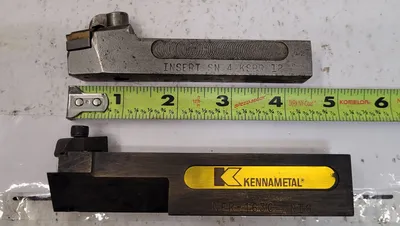 KENNAMETAL TOOL HOLDERS LOT OF 2: 0.750" KSBR12 (4.5" OAL) & 1" NER-163C NI6 (5" OAL) - undefined
