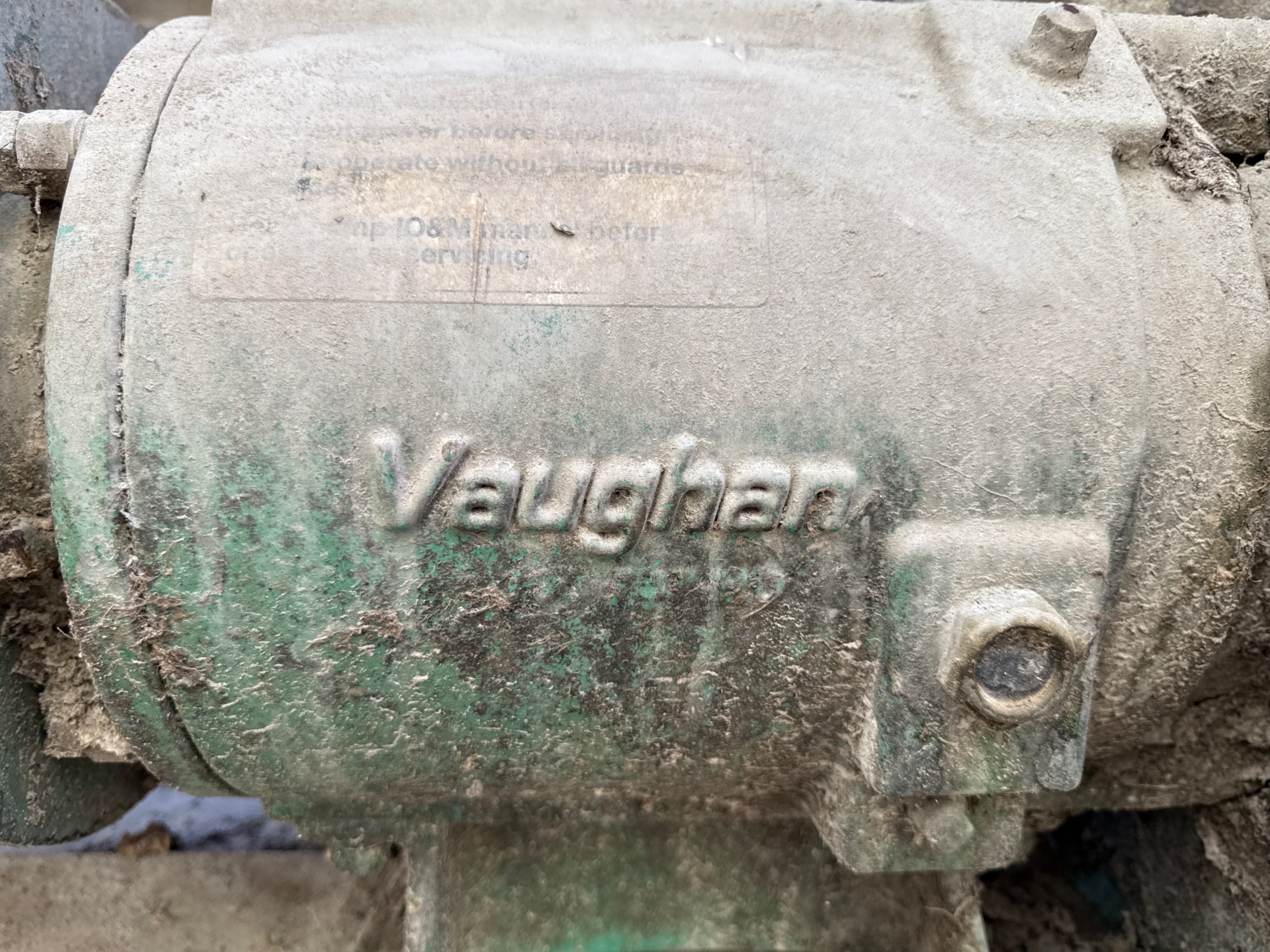 VAUGHAN DISINTEGRATOR SLURRY PUMP AND MOTOR ASSEMBLY - undefined