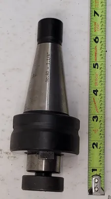 COLLIS SHELL END MILL HOLDER, CAT40 TAPER, 1-1/4" PILOT DIAMETER, NO 40 - undefined