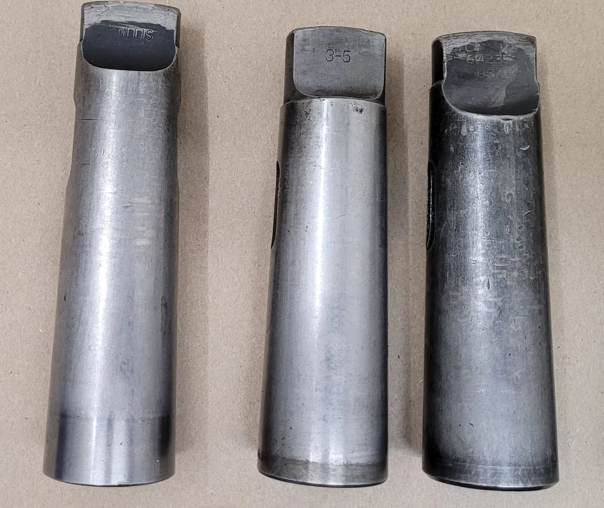 COLLIS 12-PIECE MORSE TAPER AND R8 HOLDER SLEEVE SET, 1MT-5MT, 24MM R8, 6-INCH LENGTH - undefined