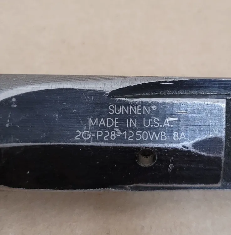 SUNNEN 2G-P28-1250 WB HONING MANDREL 2-STONE DIA 1.230-1.375IN OAL 12.5IN - undefined