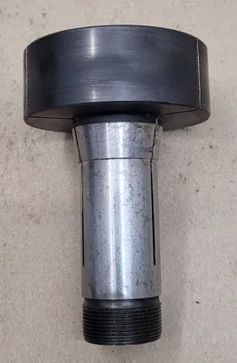 5C STEP COLLET, 3" HEAD DIAMETER, 1-1/8" HEAD THICKNESS, 1/8" PILOT HOLE, 4.5" OAL - undefined