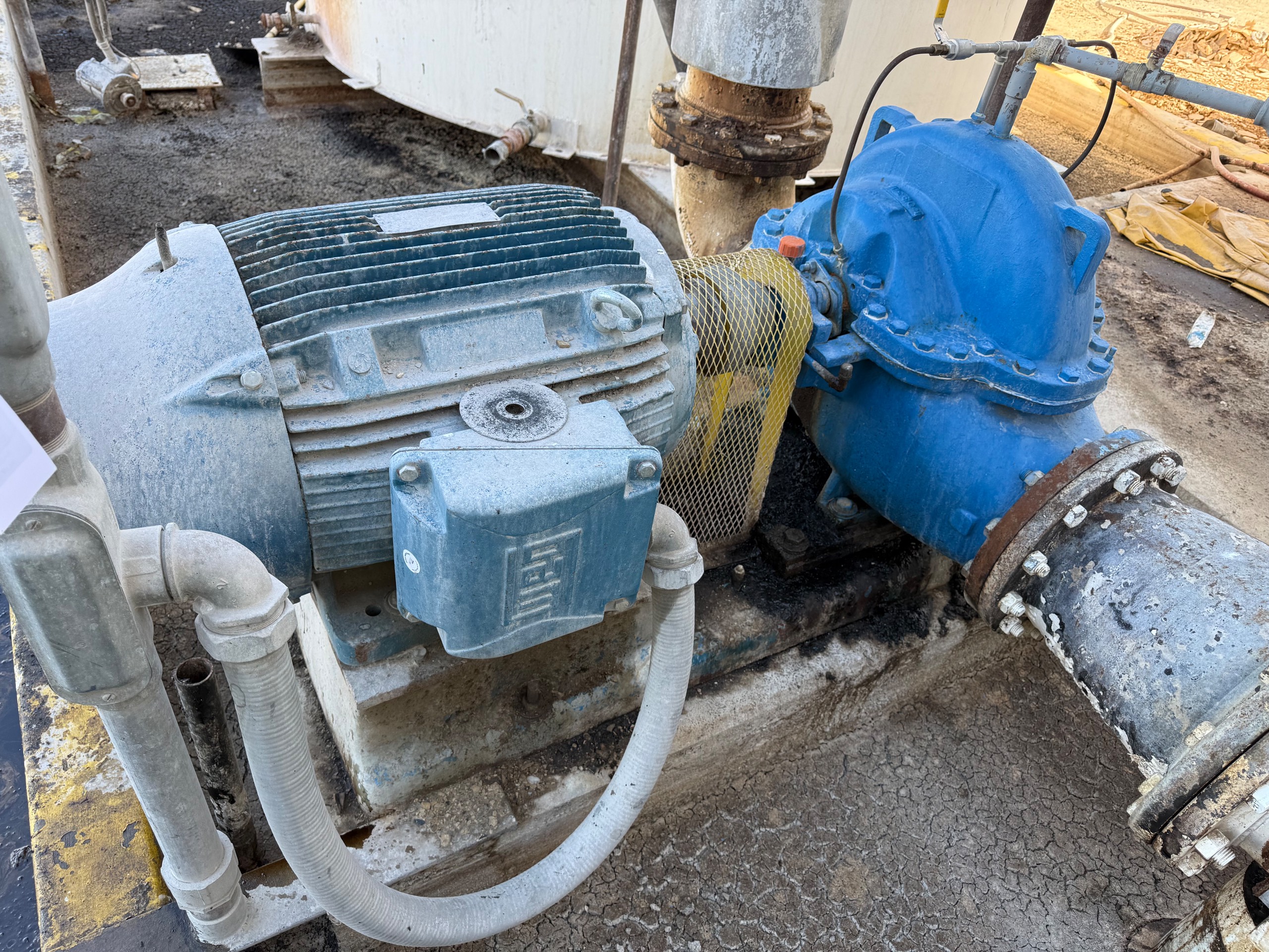 GOULDS 3410M PUMP & 100HP MOTOR ASSEMBLY - undefined