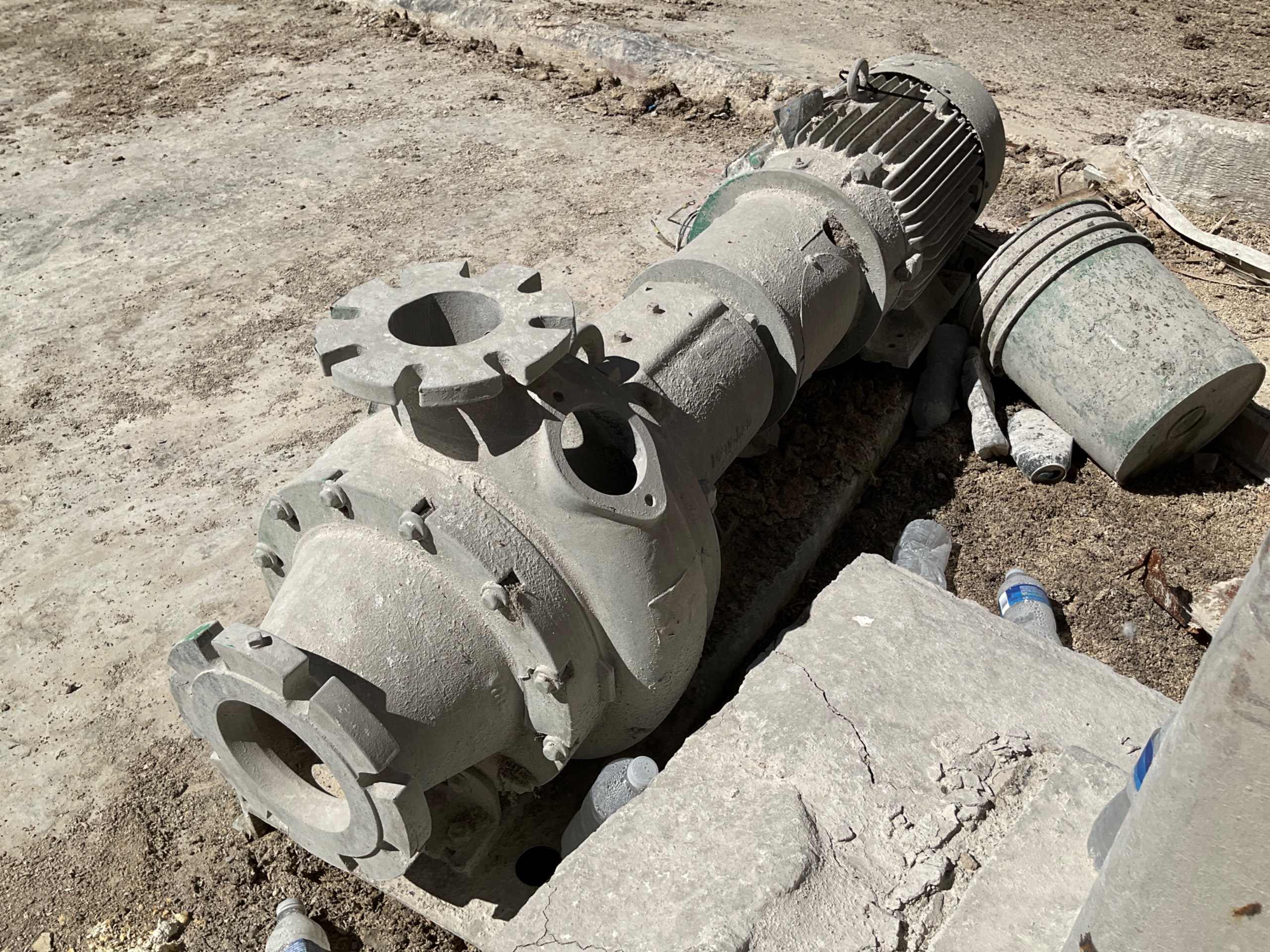 VAUGHAN DISINTEGRATOR SLURRY PUMP & MOTOR ASSEMBLY - undefined