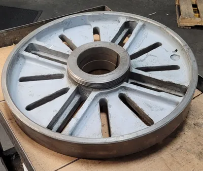 LATHE CHUCK FACE PLATE, 23.5 IN DIAMETER, L2 MOUNT - undefined