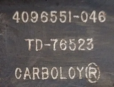 CARBOLOY 4096551-046/TD-76523 END MILL TOOL HOLDER CAT 40 (9” OAL, 6.25” PROJ, 2.5” BODY DIA) - undefined