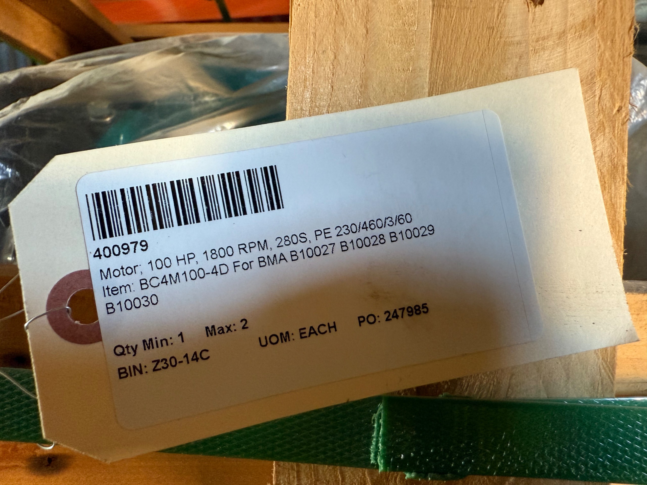 BROOK CROMPTON BC4M1004D AC MOTOR - undefined