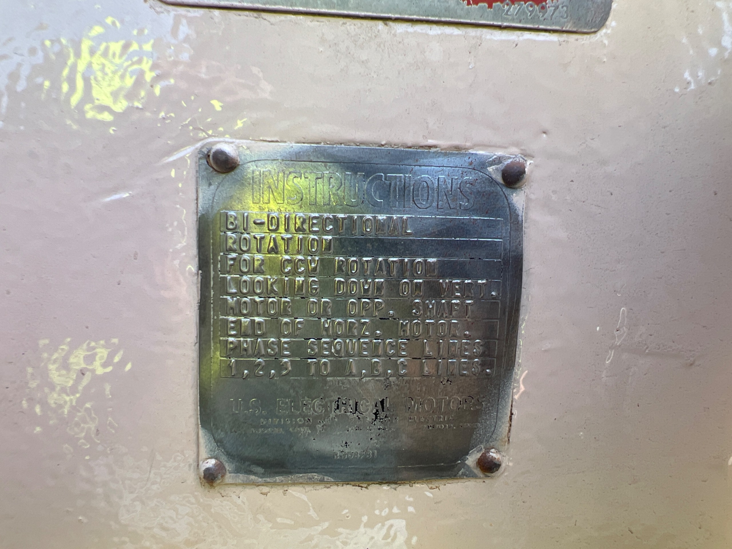 US MOTORS THE TITAN LINE AC MOTOR - undefined
