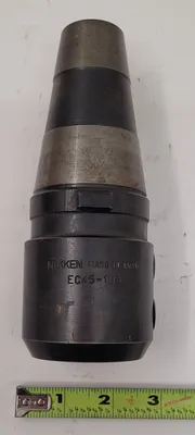 NIKKEN EC45-1 1/8" END MILL HOLDER - CAT 45, 6-1/2IN OAL, 1-1/8IN BORE DIAMETER - undefined
