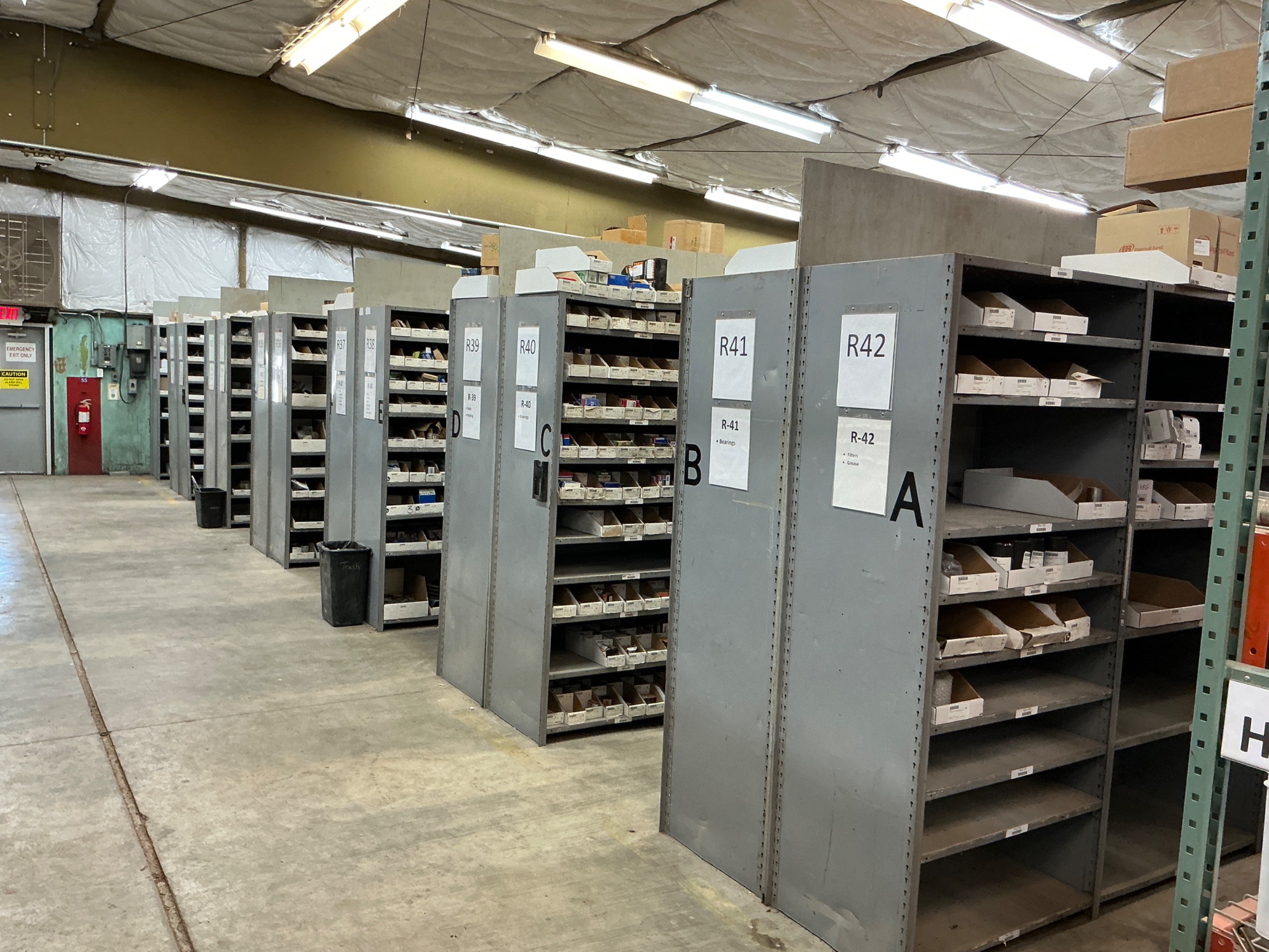 BULK QTY OF SPARE PARTS INVENTORY - undefined