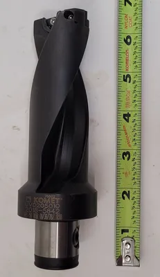 KOMET UV02 05010 INDEXABLE DRILL, 6.25IN OAL, 1.5IN DIA, 2 FLUTES, STRAIGHT SHANK - undefined