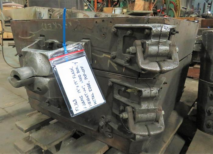 ADAMS FOUNDRY FLASK POP-OFF/EASY-OFF 19X19X14IN WOOD 5DEG TAPER 90DEG CORNERS - undefined