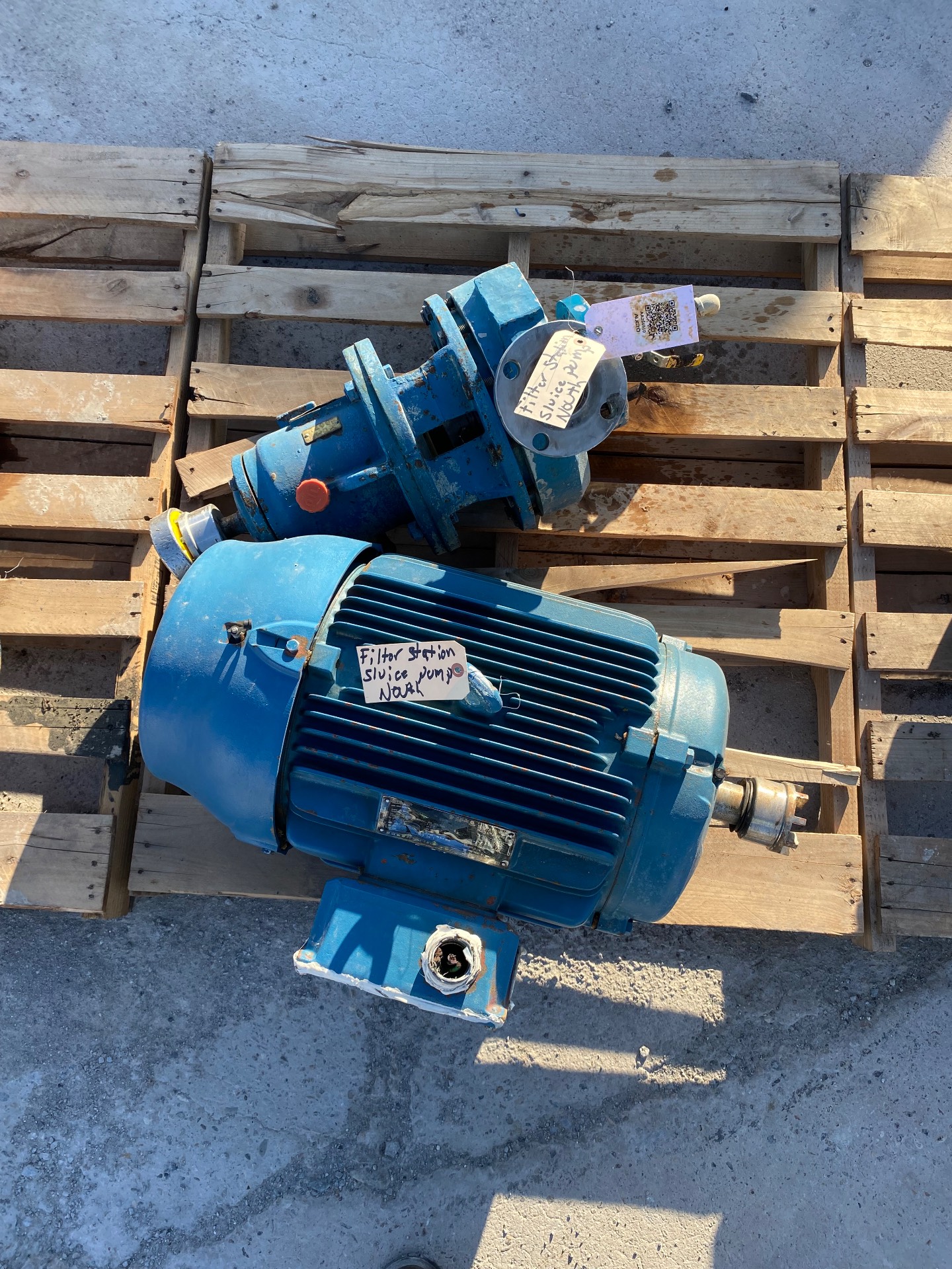 PUMP & 50 HP MOTOR ASSEMBLY - undefined