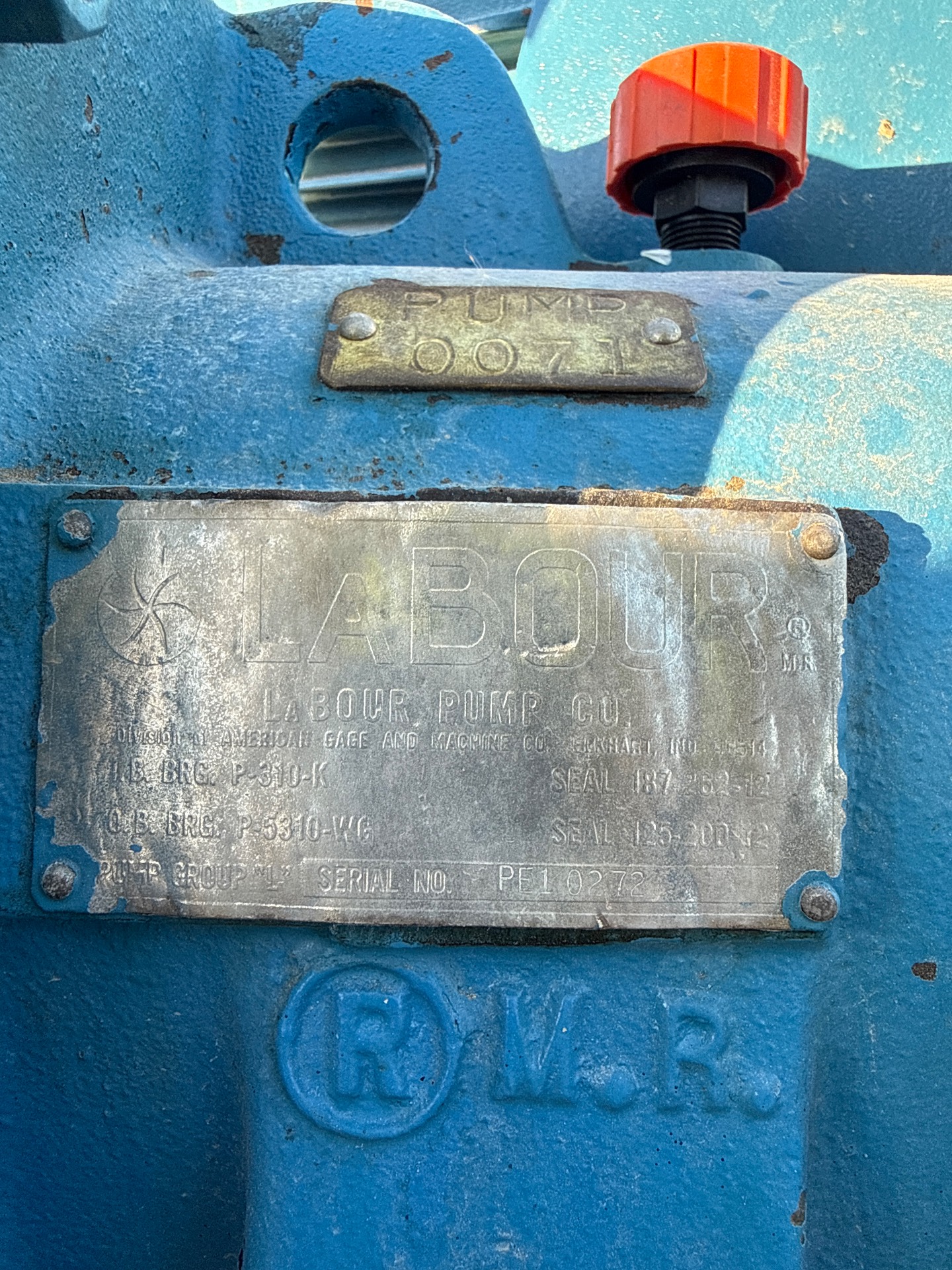 LA BOUR PUMP & 50 HP MOTOR ASSEMBLY - undefined