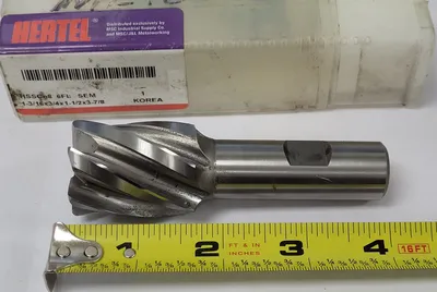 HERTEL HSS CO8 6FL SEM COBALT SQUARE END MILL, 1-3/16" DIAMETER, 6 FLUTES, RIGHT HAND CUT - undefined