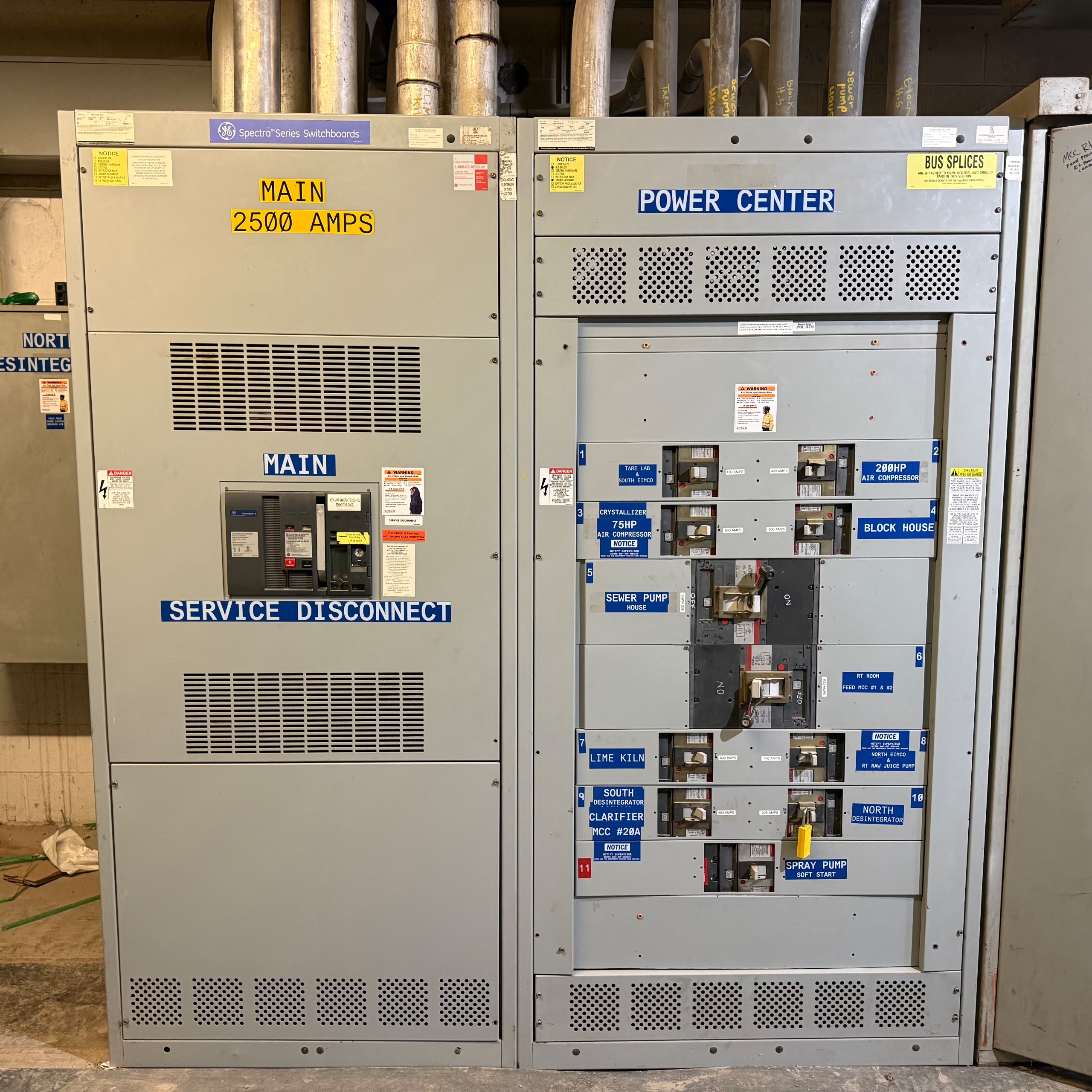 CONTENTS OF ELECTRICAL ROOM - undefined