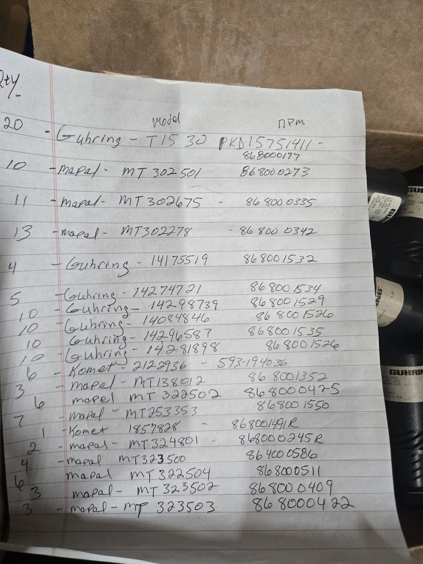 BULK QTY OF ASSORTED TOOLING - undefined