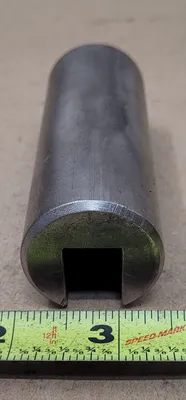 DUMONT KEYSEATER BROACH BUSHING 1-7/16-D, OAL: 4”, OVERALL DIAMETER: 1-7/16”, SLOT SIZE: 15MM - undefined