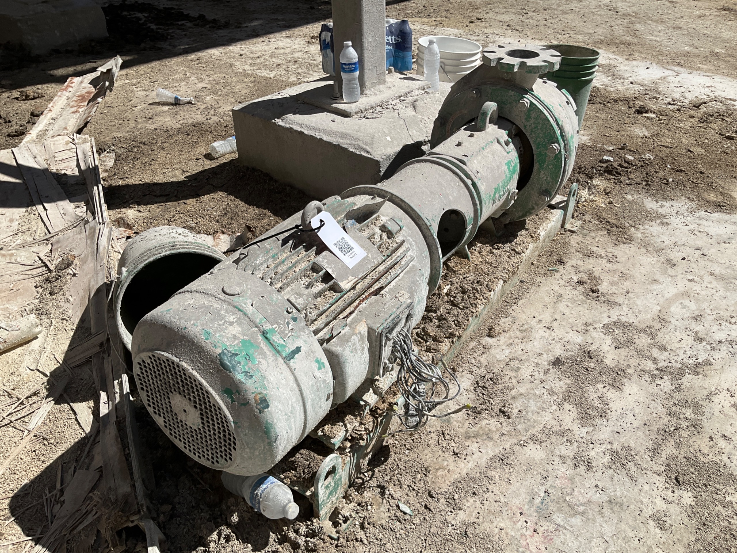 VAUGHAN DISINTEGRATOR SLURRY PUMP & MOTOR ASSEMBLY - undefined