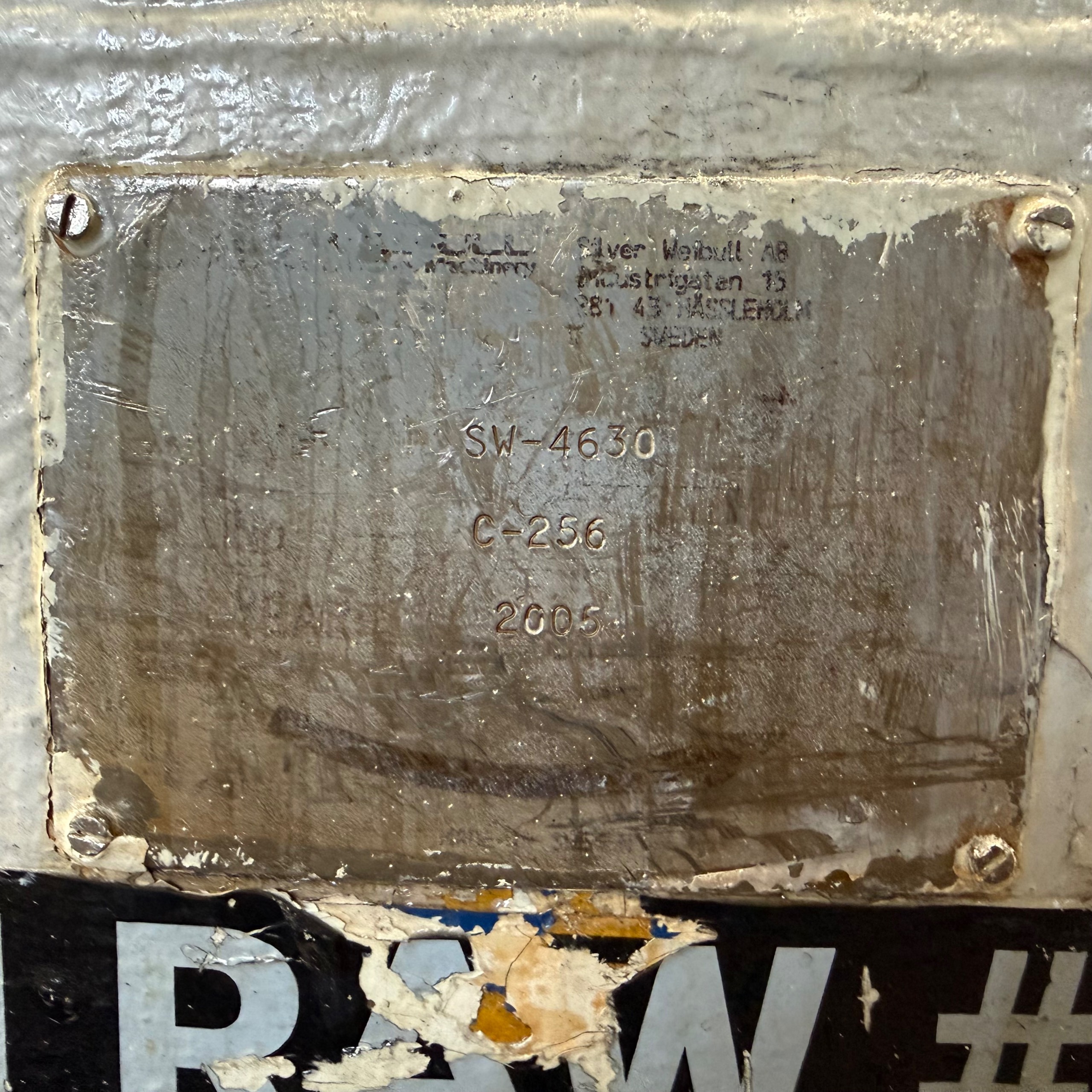 2005 SILVER ENGINEERING SW-4630 CENTRIFUGAL SEPARATOR - undefined