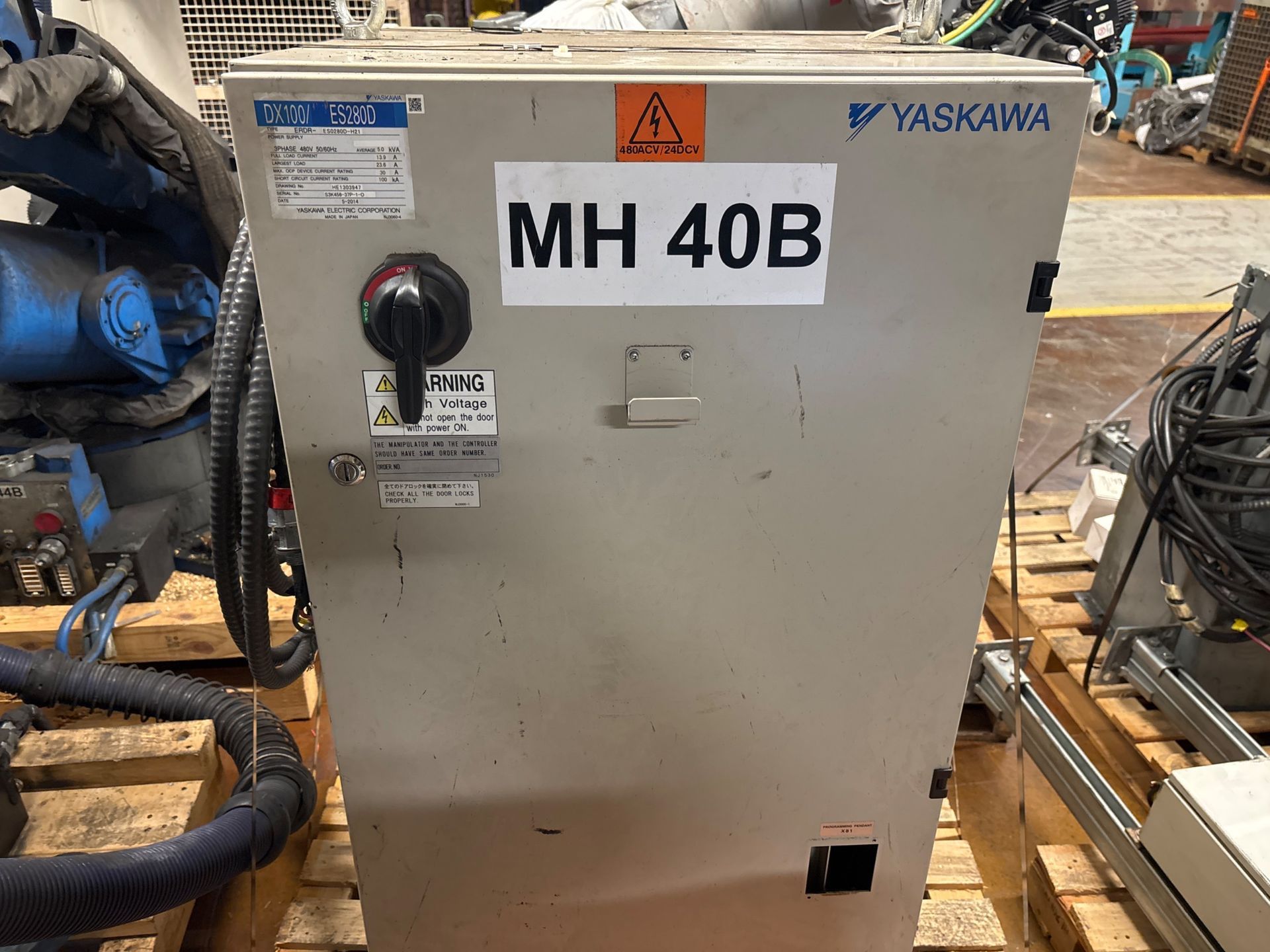 2014 YASKAWA MOTOMAN ES280D ARTICULATED ROBOT & DX100 CONTROLLER ASSEMBLY - undefined