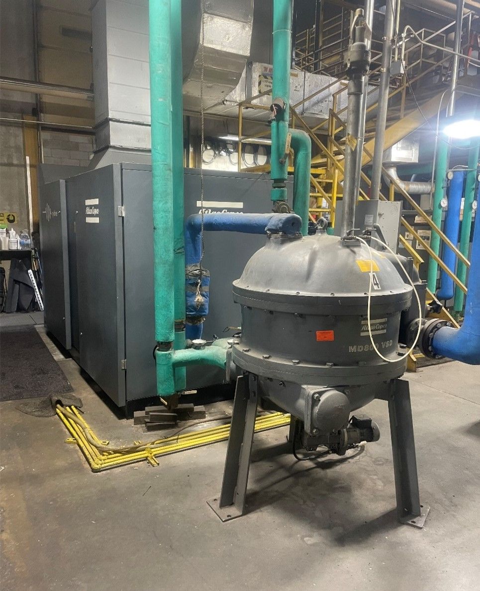 2003 ATLAS COPCO ZR 315 VSD STATIONARY AIR COMPRESSOR WITH DRYER - undefined