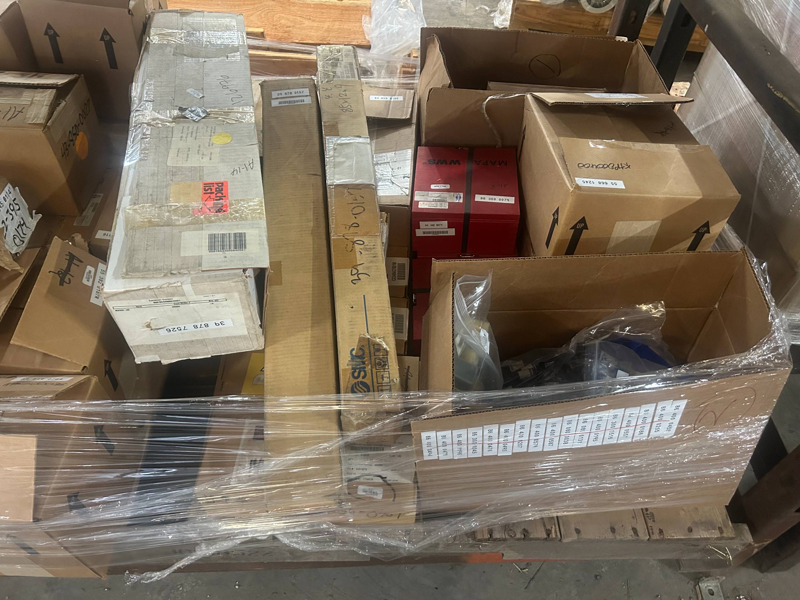 INVENTORY LIST OF ASSORTED PARTS - undefined