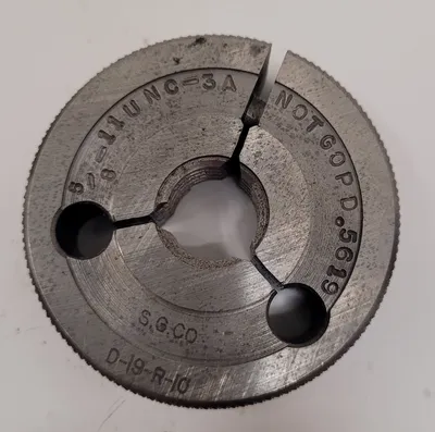 HANSON & WHITNEY THREAD RING GAUGES - VARIOUS SIZES - SET OF 5 - undefined