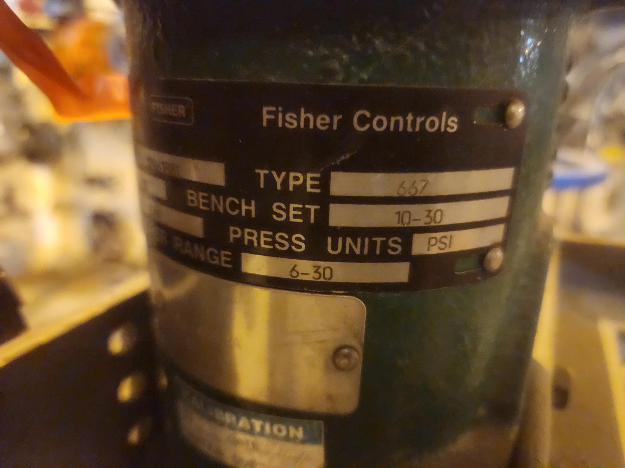 FISHER ED CONTROL VALVE & 667 ACTUATOR ASSEMBLY - undefined