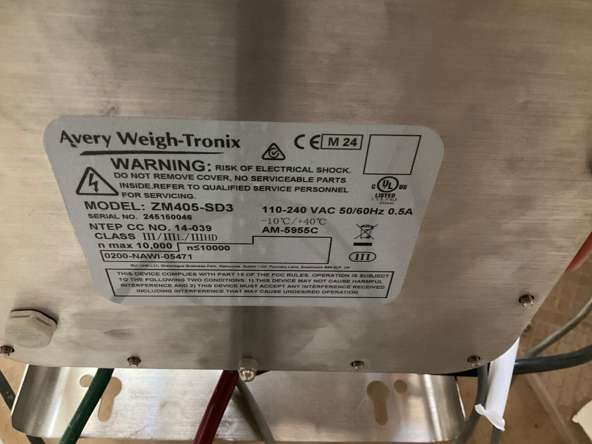 AVERY WEIGH-TRONIX BMS 7011-100T J 75 TRUCK SCALE - undefined