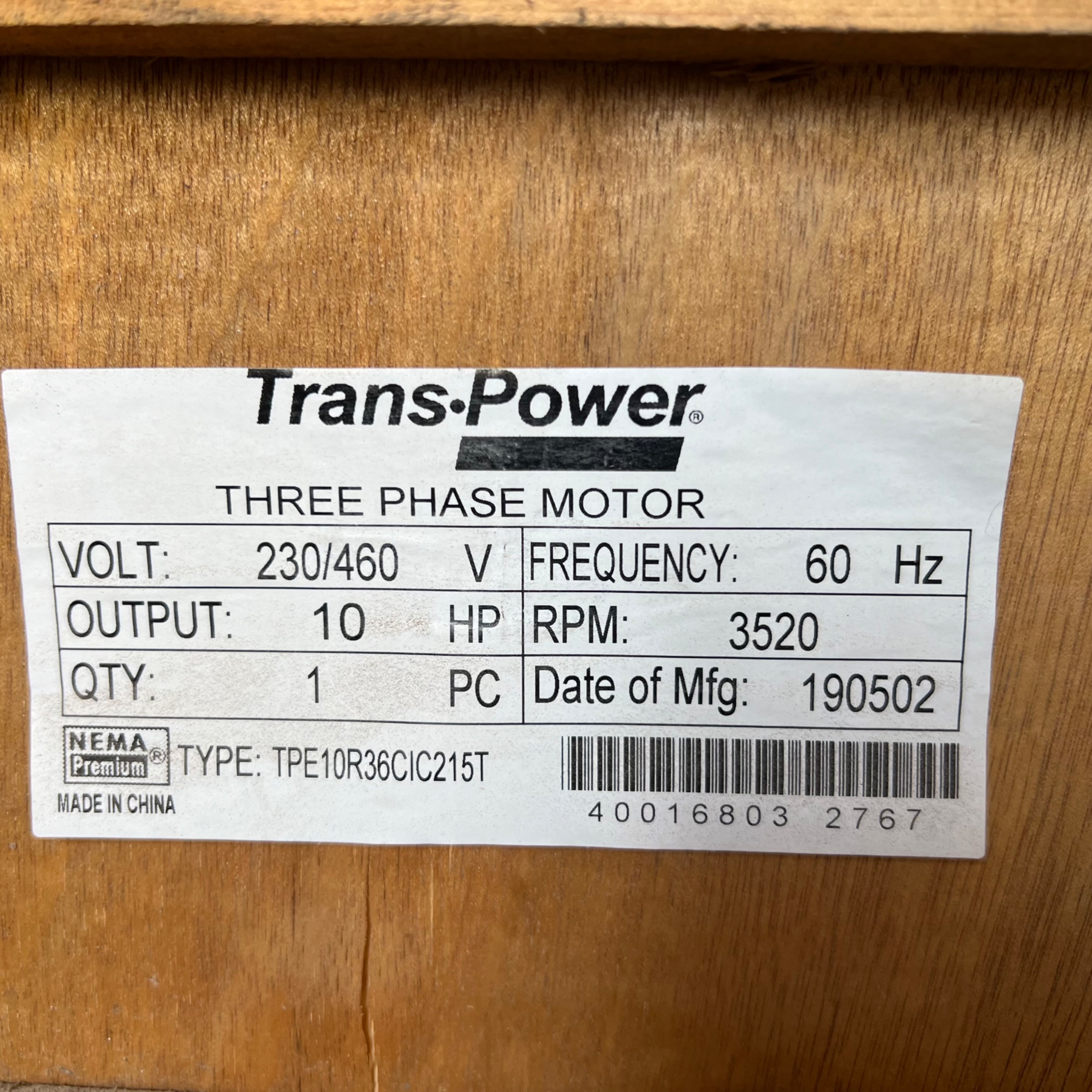 QTY OF 4 ELECTRIC MOTORS - undefined